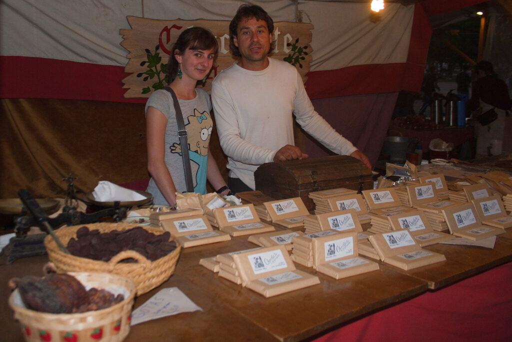 Productor artesanal de chocolate, Sevilla, 2011