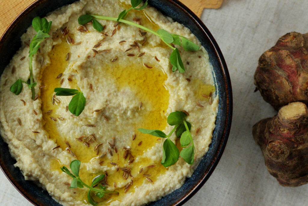 hummus de tupinambo