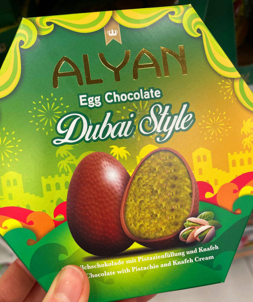 Huevos de chocolate Dubai