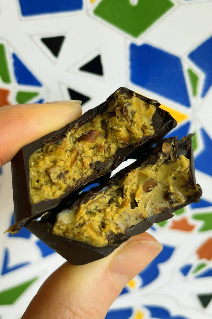 receta de chocolate de Dubai