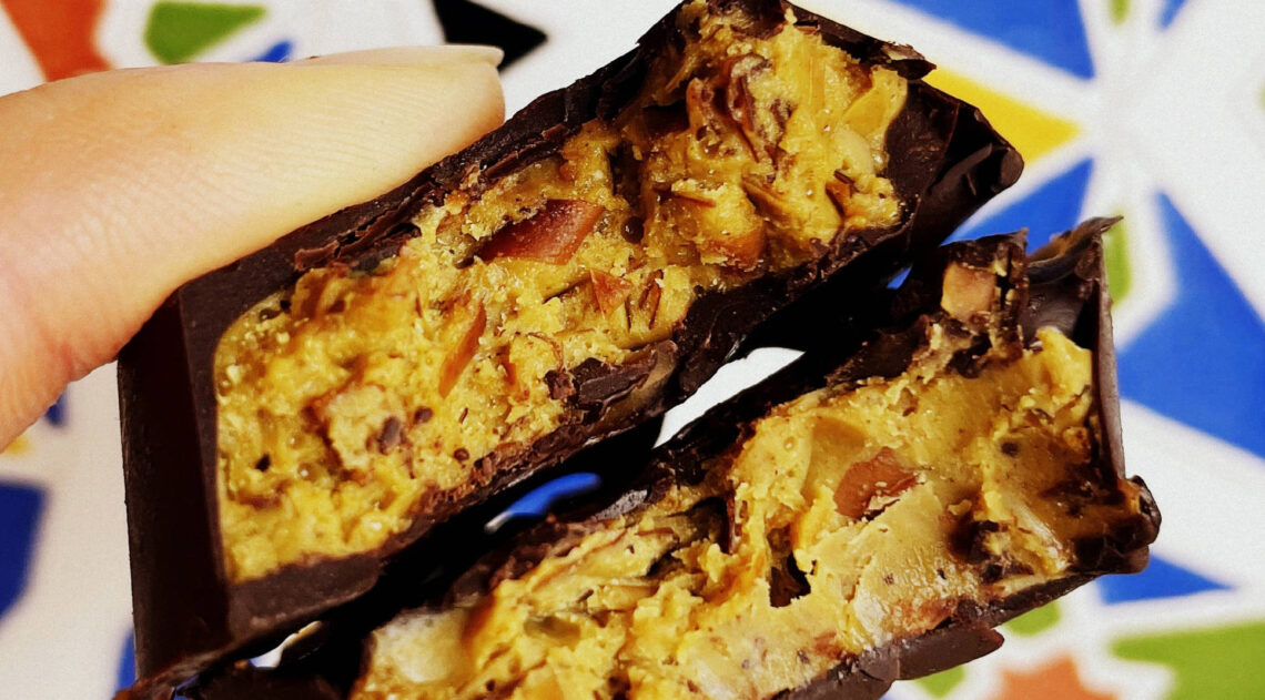 chocolate de Dubai - receta