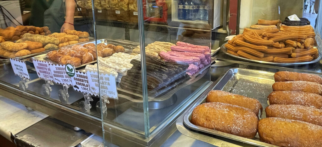 Xurros i xuixos w Xurrería Trébol