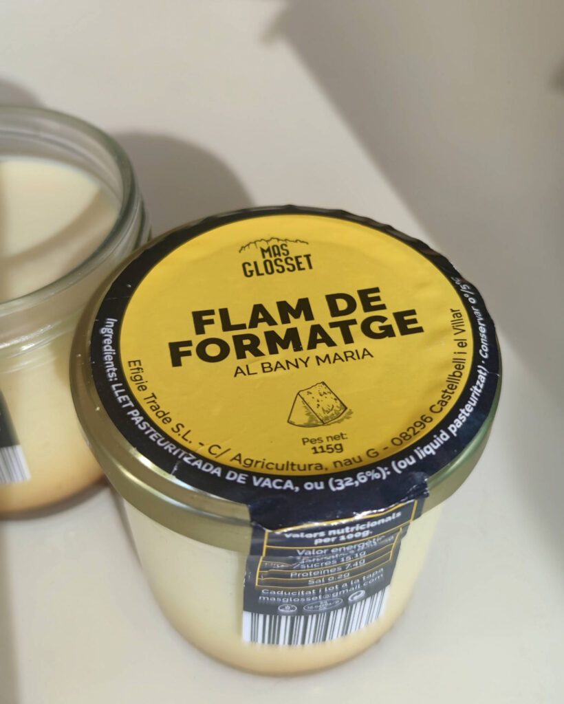 Flam de formatge Mas Glosset