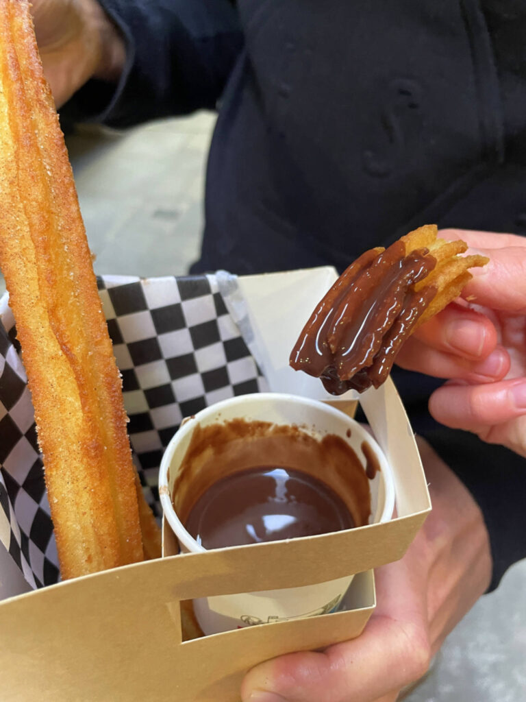 Churros con chocolate, La Xurrería de la Cort Reial, Girona