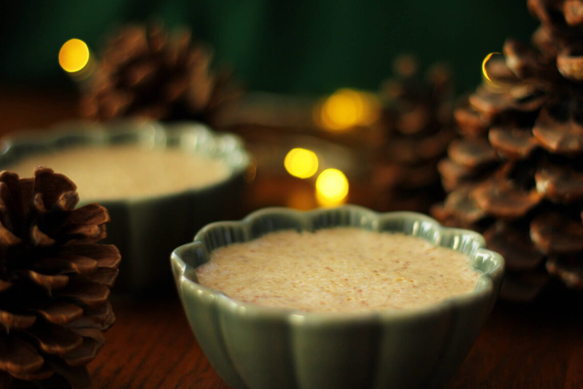 flan de turrón - przepis na świąteczny deser